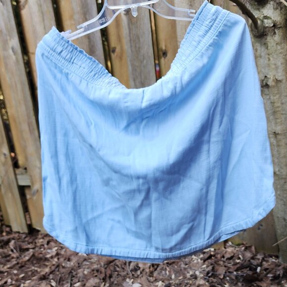 Sonoma Dresses & Skirts - *NWT* Women's XL Sonoma pull-on mini skirt Lt Blue Rayon mix